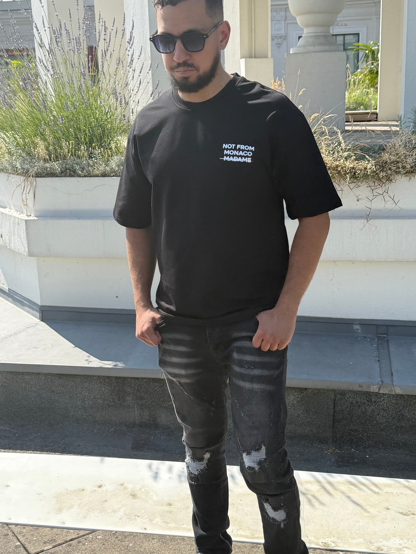 MONACO Black T-shirt