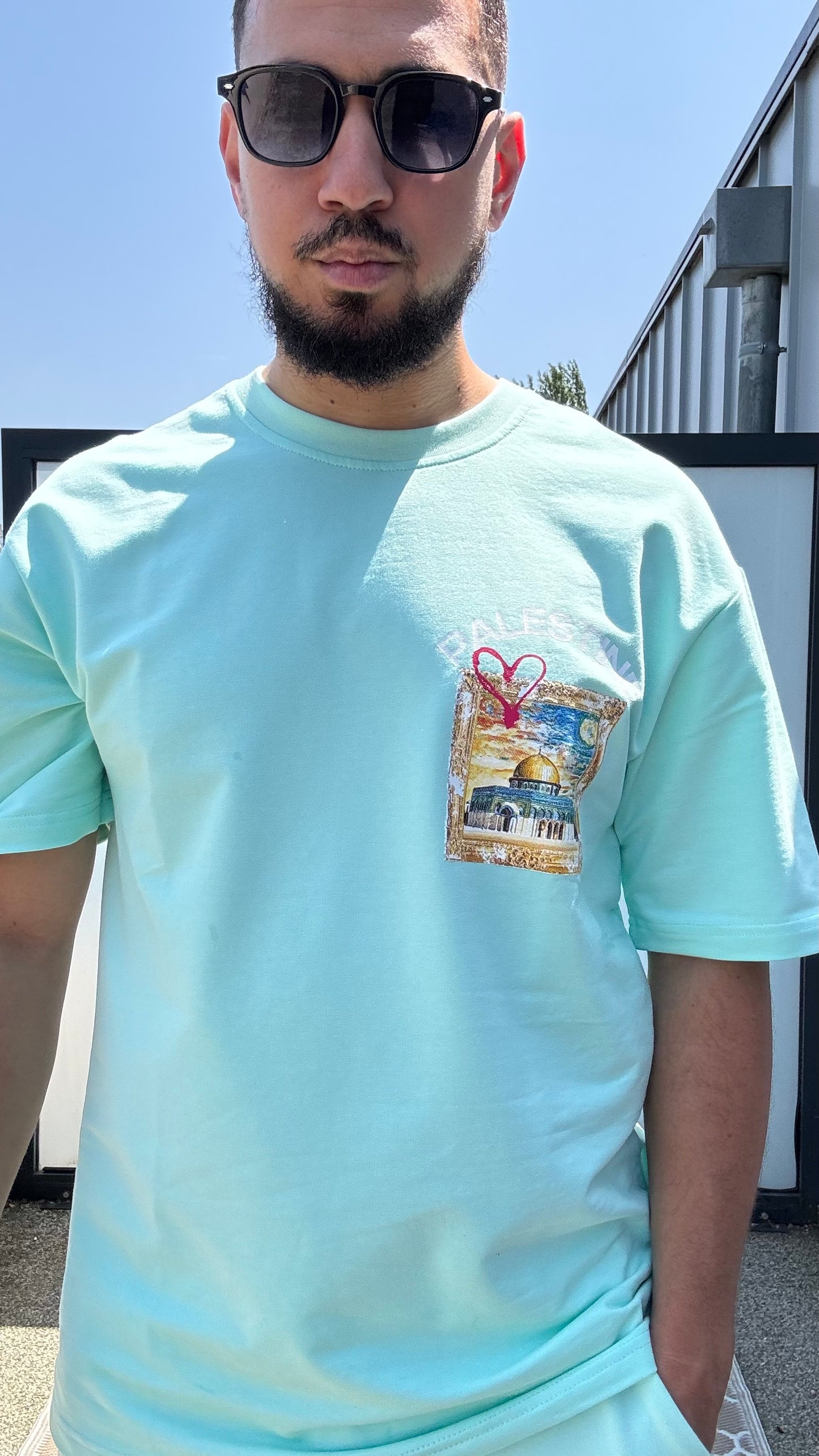 Ensemble t-shirt 🇵🇸 - Short Mint