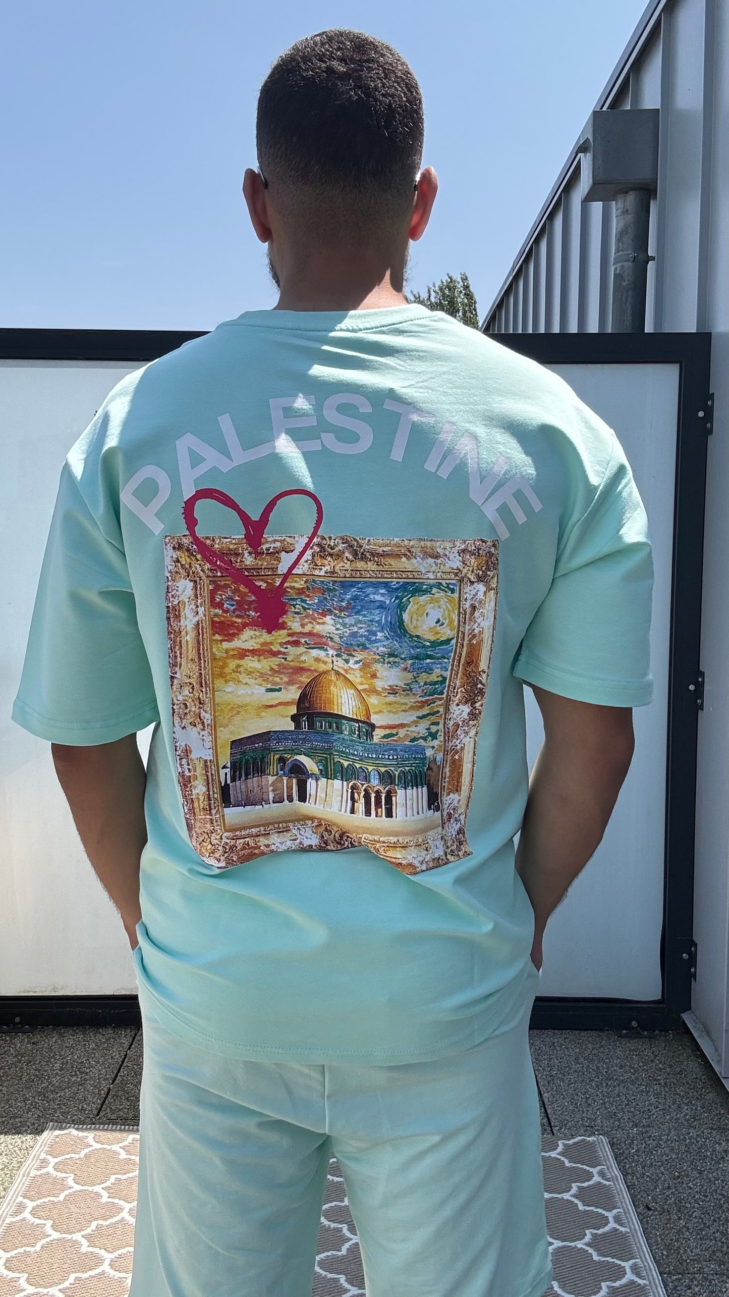 Ensemble t-shirt 🇵🇸 - Short Mint