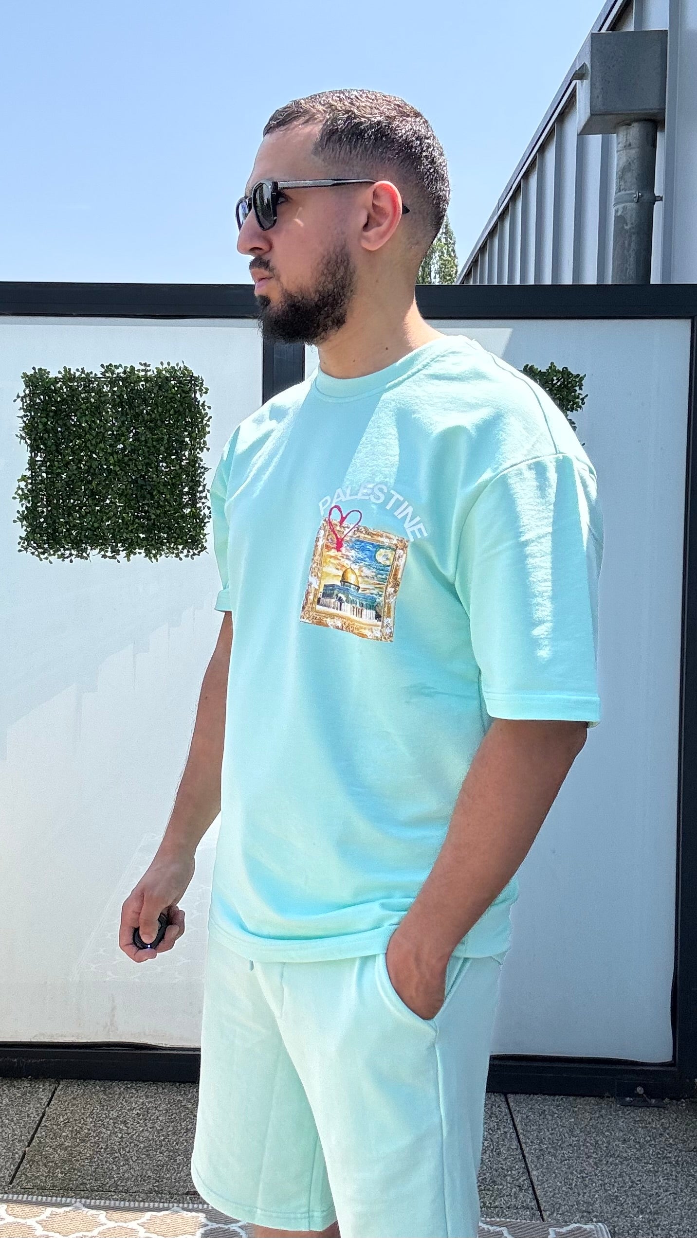 Ensemble t-shirt 🇵🇸 - Short Mint