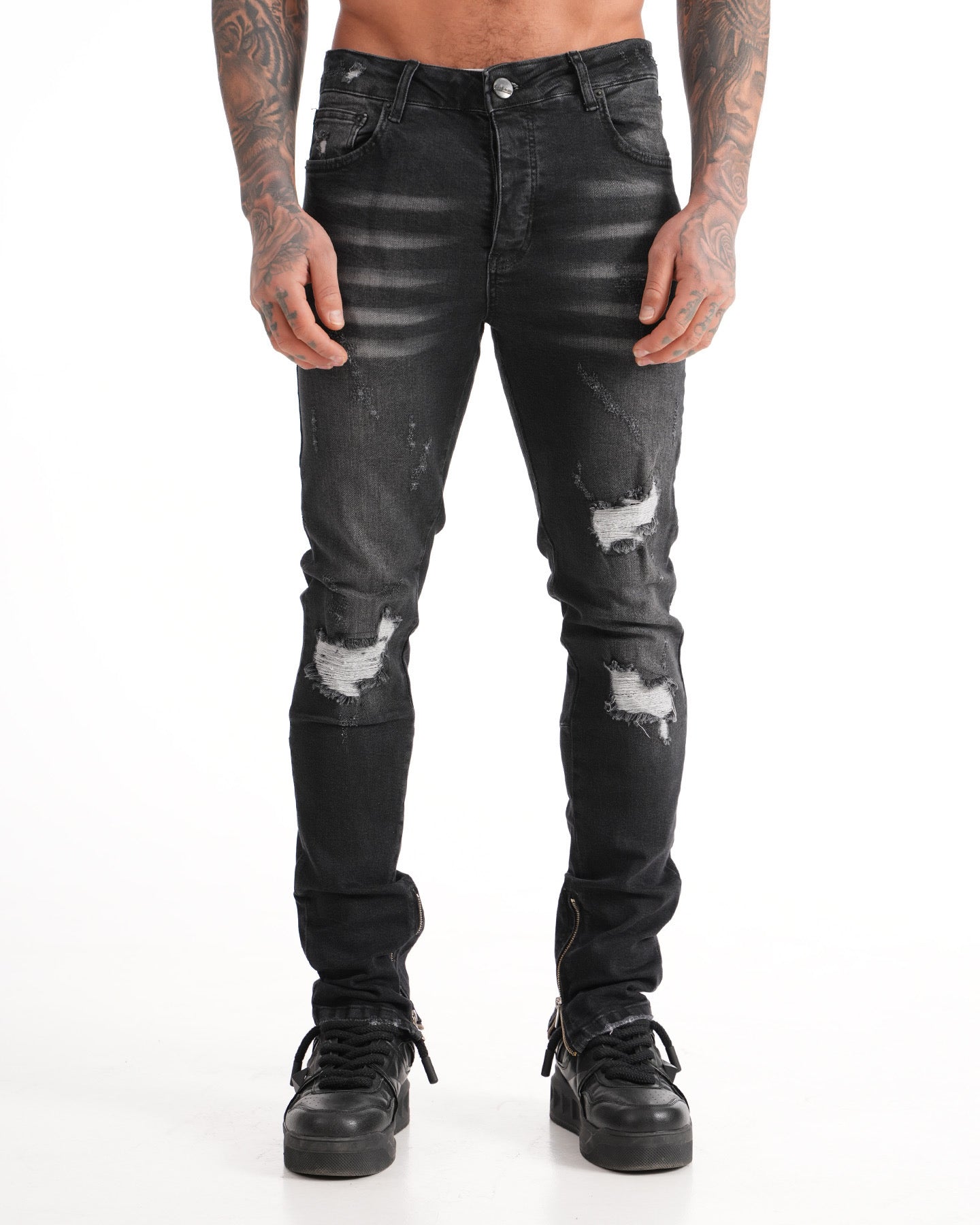 Zipped jeans