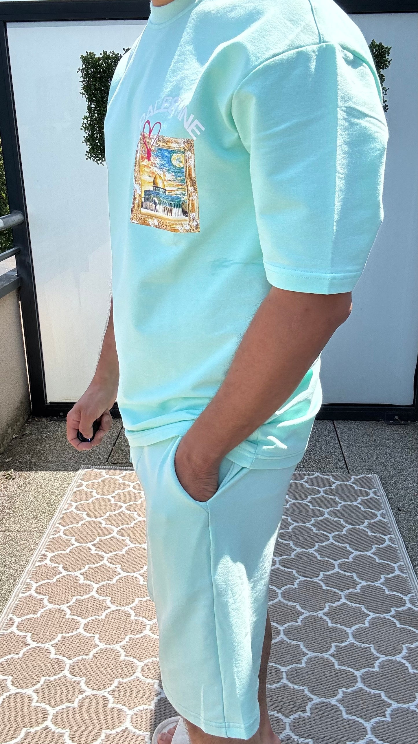 Ensemble t-shirt 🇵🇸 - Short Mint