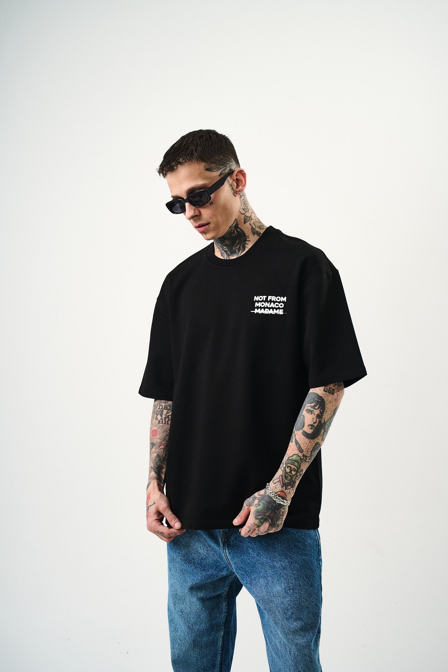 MONACO Black T-shirt