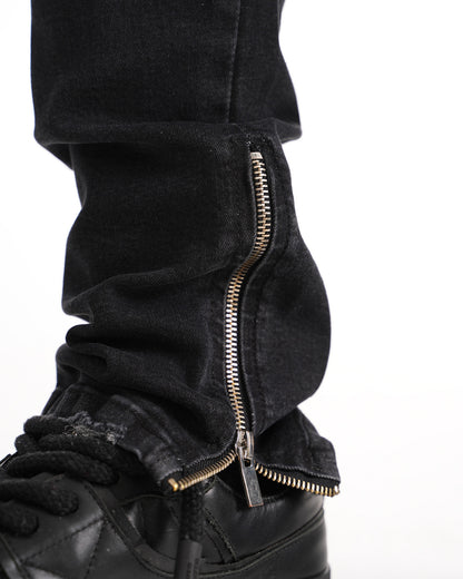Zipped jeans