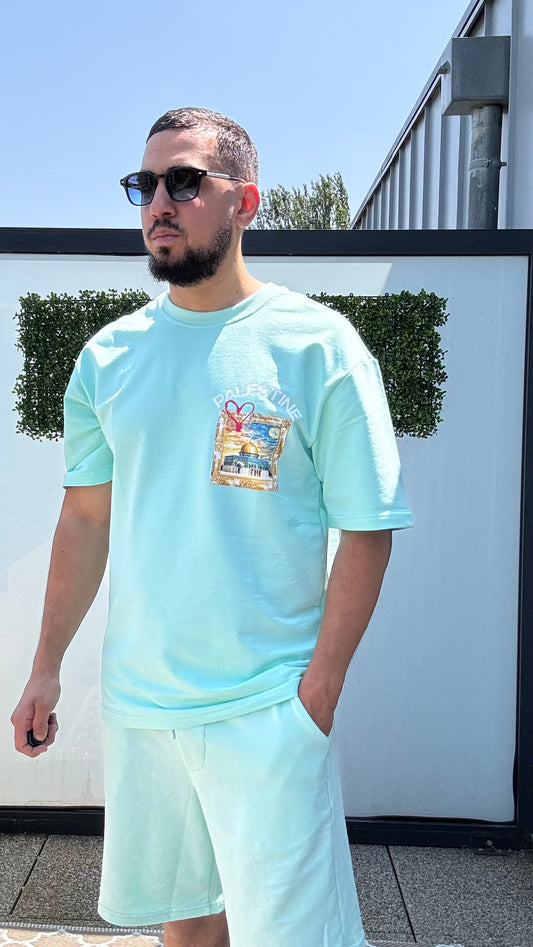 Ensemble t-shirt 🇵🇸 - Short Mint