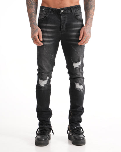 Zipped jeans