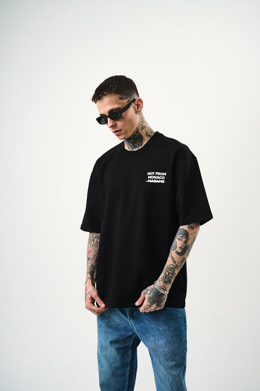 MONACO Black T-shirt